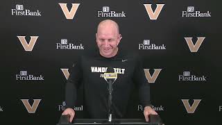 Vanderbilt Football  Clark Lea LSU Week Press Conference [upl. by Primaveria]