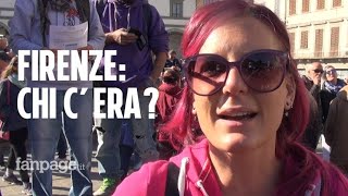 No green pass ecco chi cera davvero alla manifestazione a Firenze [upl. by Amati]