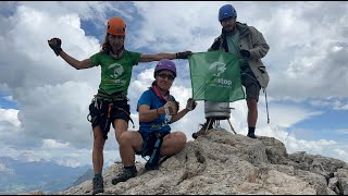 CIMA DAUTA ORIENTALE Vía Ferrata Paolin Piccolin [upl. by Everson212]