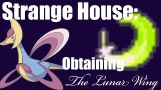 Pokemon Black and White 2 Strange House How To Obtain The Lunar Wing [upl. by Emyaj235]