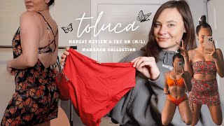 HONEST Toluca Swim Review  Monarch Collection  Size Medium  Large Try On Haul [upl. by Quartet]