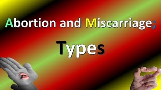 What Are The Types of Abortion and Miscarriage [upl. by Nima6]