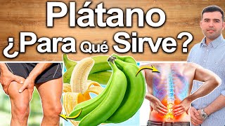 Plátano  ¿Para Qué Sirve  Beneficios Del Platano Para Tu Salud Y Belleza [upl. by Namrehs]