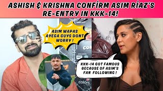 Asim Riazs Shocking Comeback in KKK14 Confirmed by Ashish Mehrotra amp Krishna Shroff [upl. by Clover]