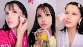 💦💋 ASMR Nadina Ioana Skincare makeup and Grwm while I judge you 🥴 [upl. by Standing]