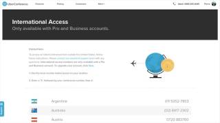 International Access with UberConference [upl. by Alilahk666]