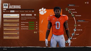 WORKING WR EDITION INSTANT 99 OVERALL GLITCH ON NCAA CFB 25 ROAD TO GLORY [upl. by Adnovahs]