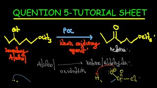 PCC REACTION ALCOHOL TO KETONE  OXIDATION REACTION [upl. by Jasmine]