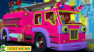 Wheels On the Firetruck  Halloween Rhymes amp Songs for Kids [upl. by Naloj]