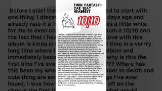 Twin FantasyCar Seat Headrest album review [upl. by Carena351]