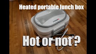 A portable heated lunch box review  how well does it work [upl. by Kylander120]