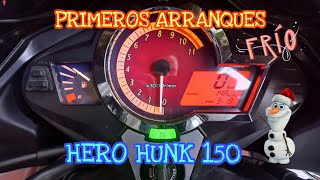 PRIMEROS ARRANQUES CON LA HERO HUNK 150 [upl. by Rocca]