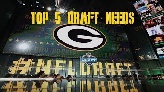 Post Free Agency Top 5 Draft Needs for the Packers [upl. by Sedrul102]