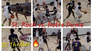 St Roch vs Notre Dame  ROPSSAA Junior Boys Basketball  December 5th 2023 [upl. by Noeled849]