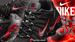 THE NIKE SHOX TL “BlackUniversity Red” WILL RELEASE THIS FALL 2024🔥  DETAILED VIEW [upl. by Ilise851]