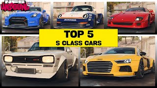 Top 5 Best S Class Cars in NFS Unbound Online Volume 8 [upl. by Ayna]