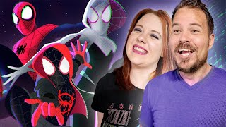 SPIDERMAN Into the SpiderVerse First Time Watching Movie REACTION [upl. by Robb]