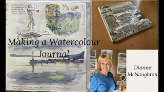 Make your own Watercolour JournalSketchbook Part 1 [upl. by Bernardi]