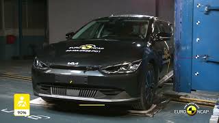 Euro NCAP Crash amp Safety Tests of Kia EV6 2022 [upl. by Martens162]