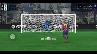 Real Madrid vs Barcelona penalty Shootout FC25 Mobile [upl. by Favian]