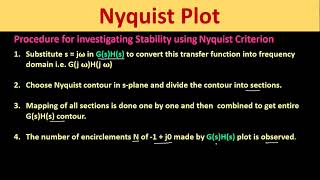 Procedure to Investigate Stability and Steps to Solve Nyquist Criterion Problems [upl. by Ballinger]