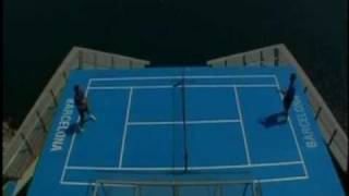 Rooftop Tennis in Spain [upl. by Rdnaskela]