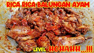 RICA RICA BALUNGAN AYAM  RICA RICA TULANG AYAM  SUPER PEDASSSS [upl. by Boar]