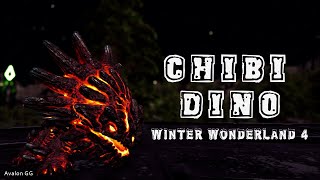 ЧибиДино ChibiDino  Winter Wonderland 4  ARK Survival Evolved [upl. by Alyekahs]