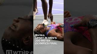 Upset in men’s 200m Olympics final Noah Lyles collapses  Via AP [upl. by Hannah]