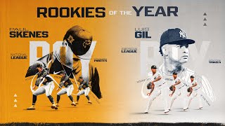 2024 Rookie of the Year WINNERS are revealed Hear from Paul Skenes amp Luis Gil [upl. by Paula709]