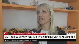 VIALIDAD AVANZARÁ CON LA RUTA 7 INCLUYENDO EL ALAMBRADO [upl. by Wat824]