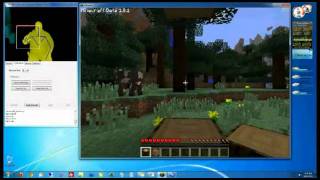 Minecraft on an XBox 360 Kinect Sensor [upl. by Lilas]