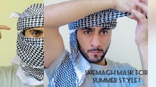 How To Tie SheMagh mask  full tutorial  Majid shah [upl. by Aerdua]