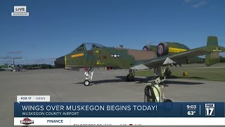 9A  Wings Over Muskegon Air Show returns to Muskegon County Airport this weekend [upl. by Latta]