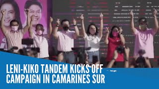 LeniKiko tandem kicks off campaign in Camarines Sur [upl. by Montague]