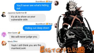 Bnha lyric pranks  Bakugou  Unstoppable [upl. by Aynosal]