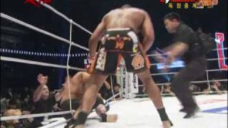 Alistair Overeem vs Kazuyuki Fujita K1 Dynamite 2009 [upl. by Yddor508]