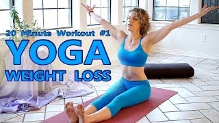 Yoga For Weight Loss amp Flexibility Day 1 Workout  Fat Burning 20 Minute Beginners Class [upl. by Lebiralc]