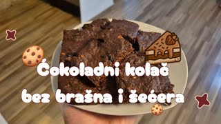 KOLAČ BEZ BRAŠNA I ŠEĆERA MOŽE 🍪🤩 [upl. by Sim]