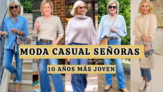 MODA CASUAL PARA SEÑORAS MODERNAS  LUCE DIES AÑOS MÁS JOVEN CON ROPA DE MODA SEÑORA [upl. by Arman]