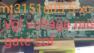 LCD LED tv panel repair mt3151a055xc5 panel repair [upl. by Yor89]