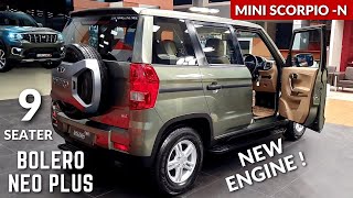 2024 Mahindra Bolero Neo Plus 9 Seater SUV  Extra Powerful Diesel Engine  Features Price  Bolero [upl. by Callie235]