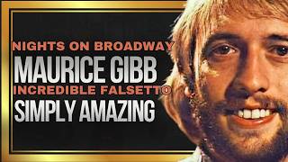 Maurice Gibbs Incredible Falsetto in Nights On Broadway [upl. by Rezal182]