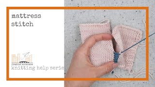 Mattress Stitch Tutorial [upl. by Maire]