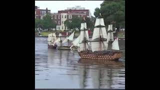 Naval combat of giant wooden RC ships of the line science hobby training motivation life love [upl. by Tiraj]