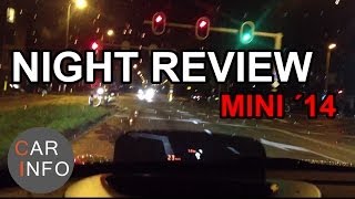 Head Up display by night MINI 2014 model [upl. by Renckens]