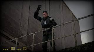 Barney gives Gordon something in the Chilean dub of HalfLife 2 [upl. by Jordanna]