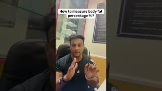 How to measure body fat percentage how to check body fat  body fat check bodyfatpercentage [upl. by Halilad]