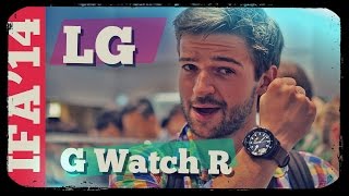 Первый обзор LG G Watch R  круглые и умные часы [upl. by Valerlan]