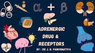 Adrenergic drugs Sympathomimetic drugs  Part  1  By  Dr J B Panchmatiya [upl. by Belen258]